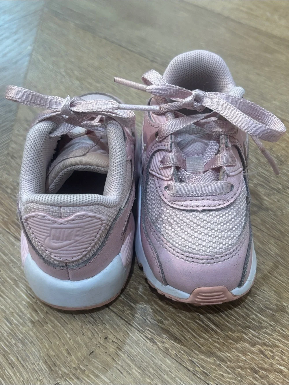 Nike Toddler Pink and White Sneakers Size 5C